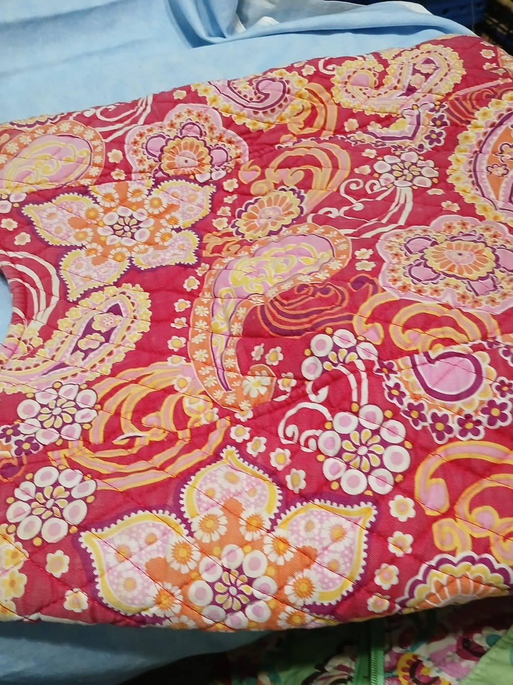 PVera Bradley Pink Floral Paisley Quilt